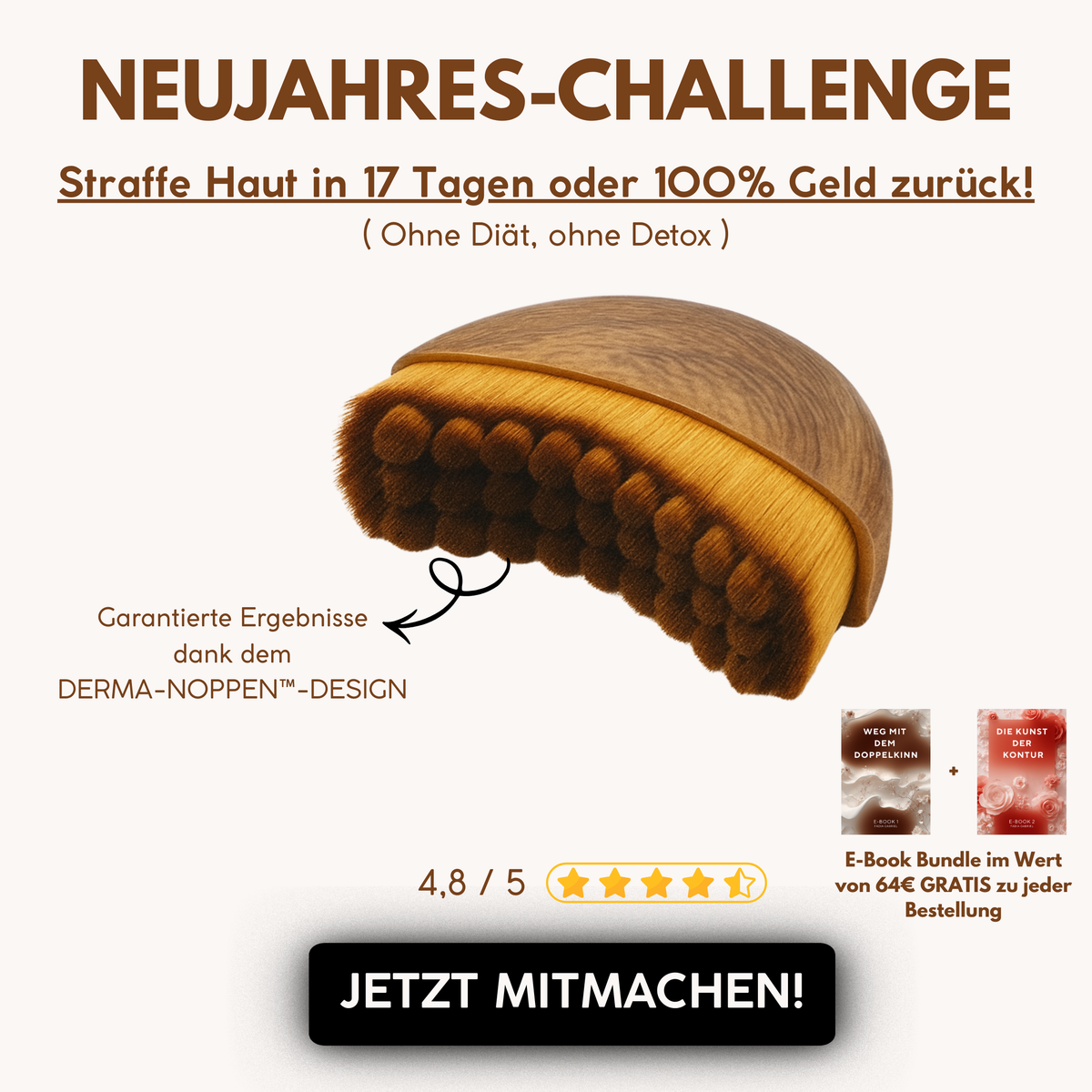 Contour Brush - Straffe Haut in 17 Tagen oder Geld zurück